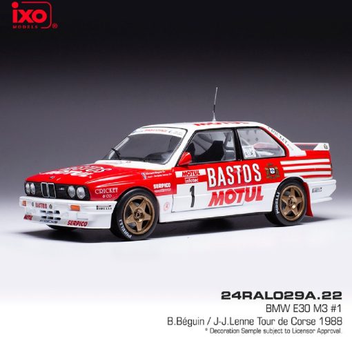 BMW E30 M3 #1 B.Béguin - J-J.Lenne Tour de Corse 1988