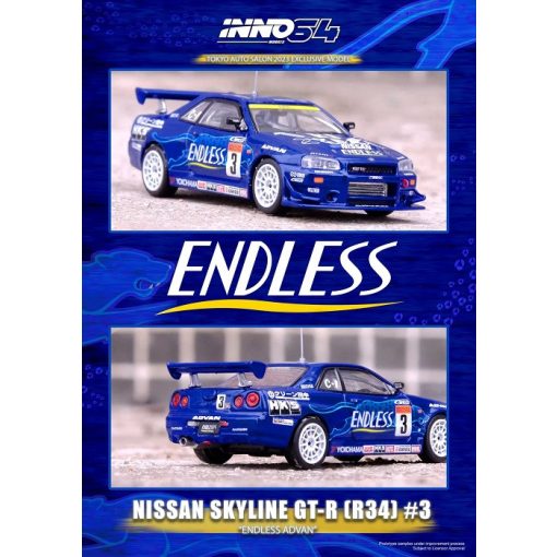 Nissan Skyline GT-R (R34) #3 Endless Advan Super Taikyu series