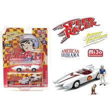Mach 5 with speed and Chim Chim figures *Mach Go Go Go*